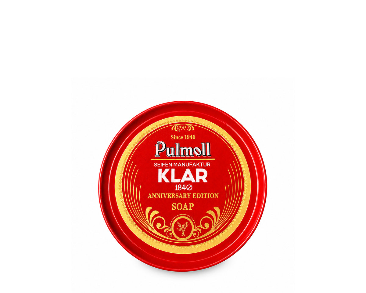 Pulmoll × Seifenmanufaktur Klar Seife | 80g Geburtstagsedition