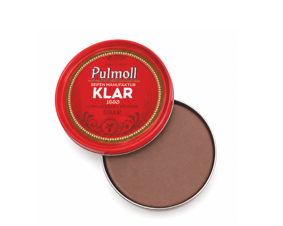 Pulmoll × Seifenmanufaktur Klar Seife | 80g Geburtstagsedition