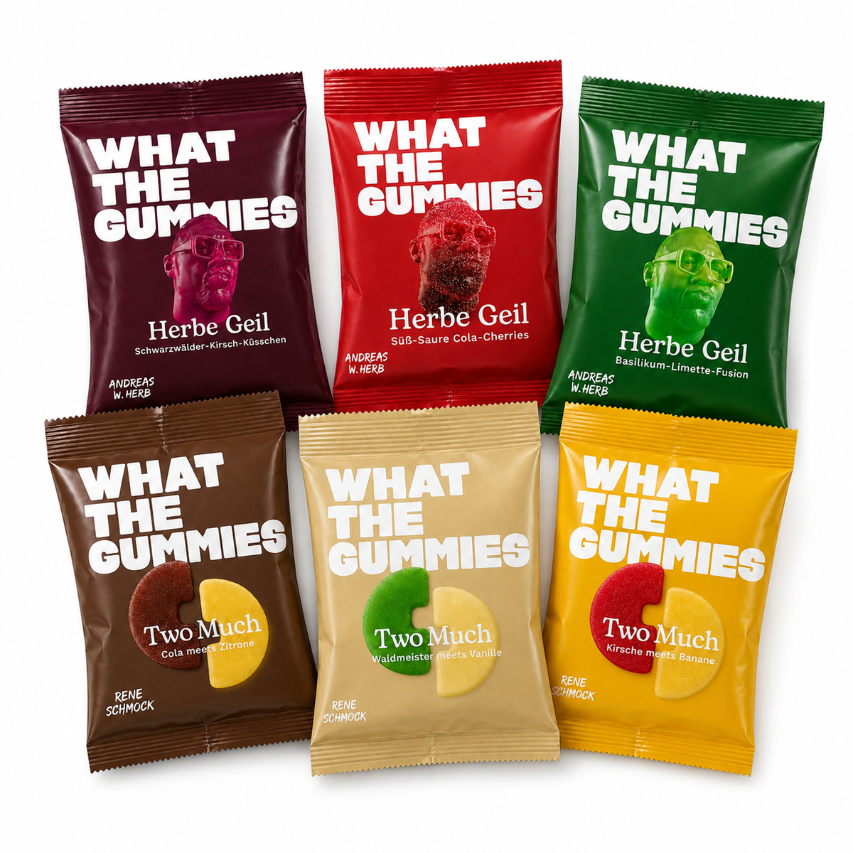 WHAT THE GUMMIES | Double Edition | 6er Bundle