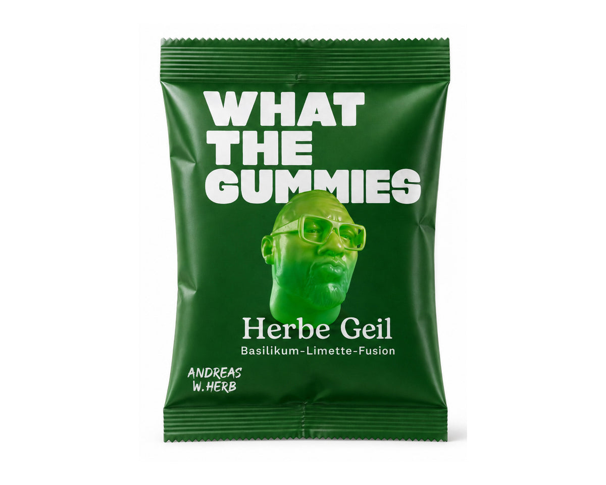 WHAT THE GUMMIES | Herbe Geil Basilikum-Limette-Fusion