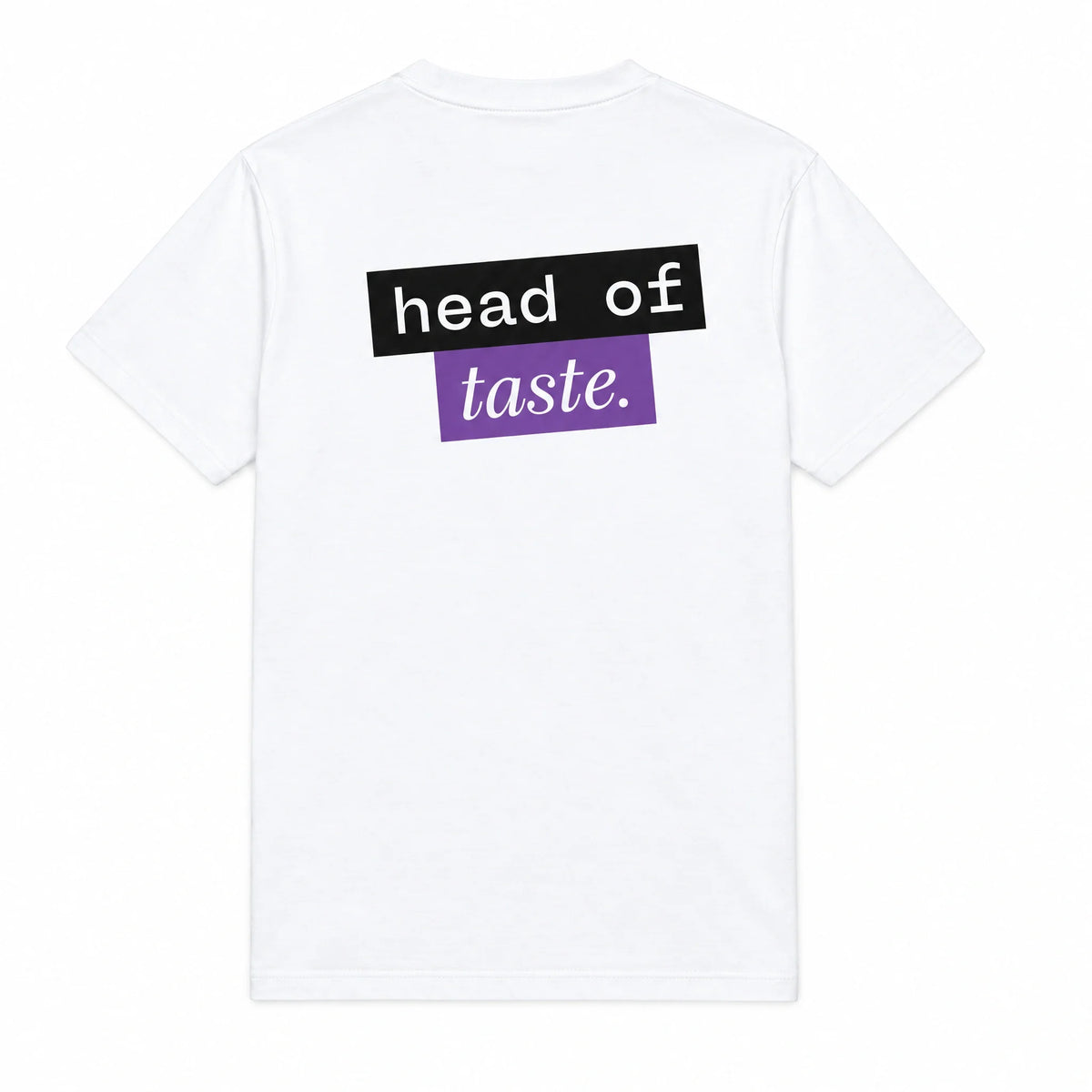 Head of Taste Shirt Weiß · Rückenansicht